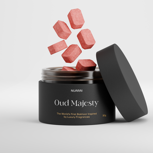 Our Majesty Oud Inspired Bakhour – Rich Oud, Leather & Resin – NUARAI®